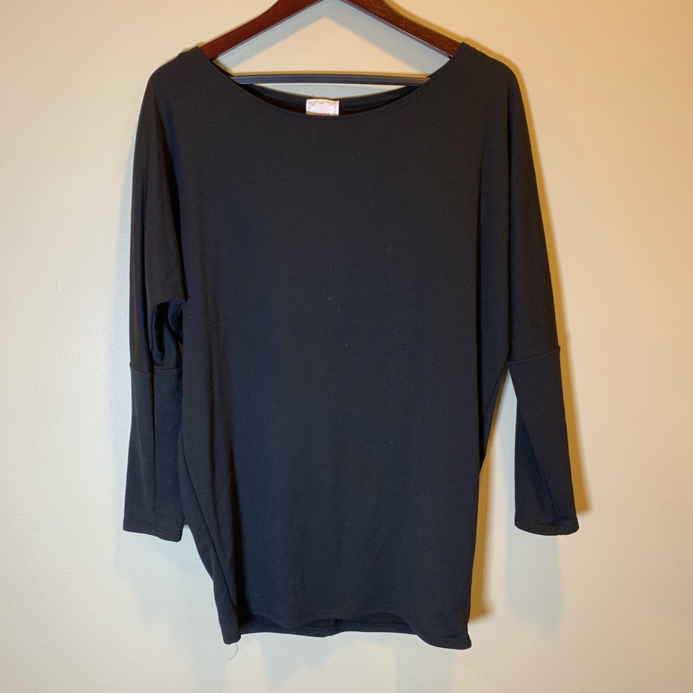 NYMPHE Black long sleeve top